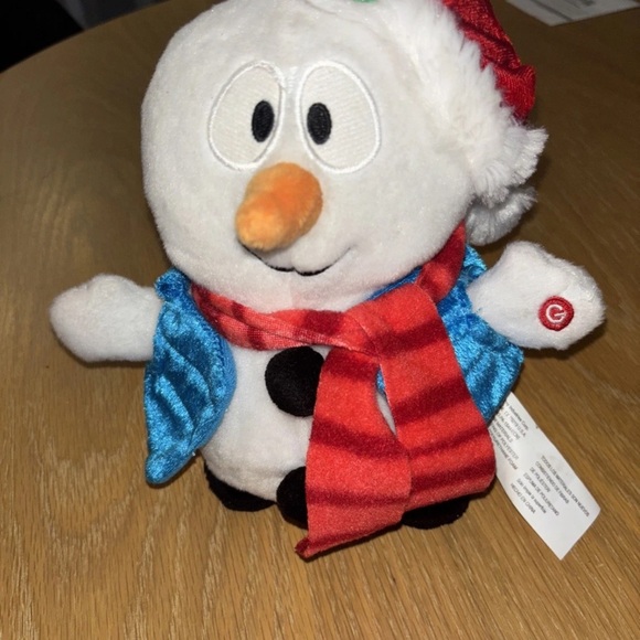 GIMMY TRIM A HOME WINTER WOBBLER SNOWMAN SINGS DECK THE HALLS TESTED RARE - Picture 2 of 14